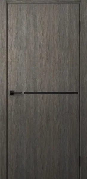 Дверь New style 1 ПВХ, молдинг пластик матовый черный